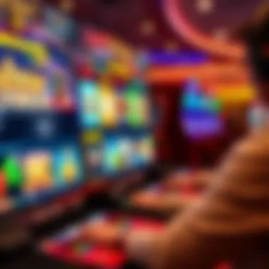 An interface of a user-friendly online platform for casino gaming