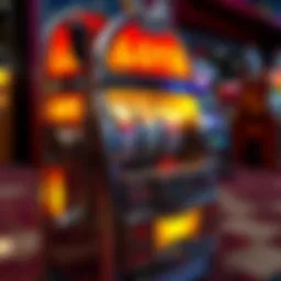 An intricate design of a classic slot machine