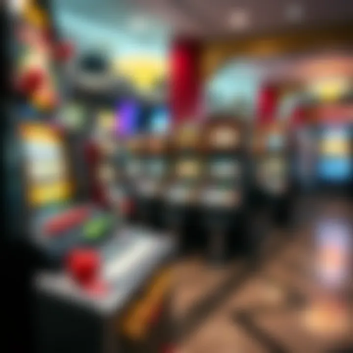Evolution of Slot Machines An illustration depicting the historical evolution of slot machines from classic to modern.