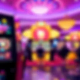 Captivating view of Starburst Casino's vibrant gaming interface