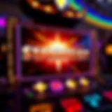 Elegant display of Starburst slot game interface