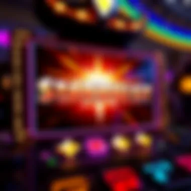 Elegant display of Starburst slot game interface