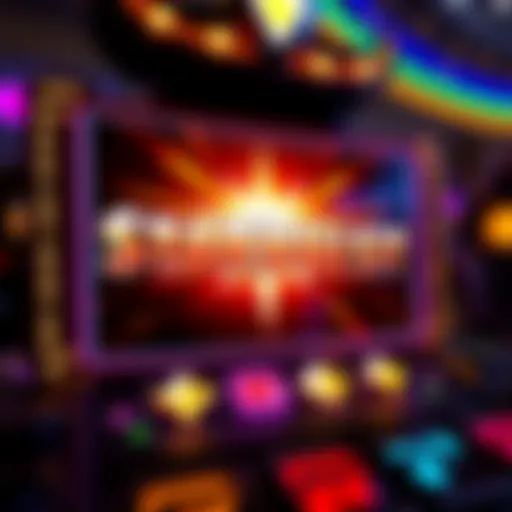 Elegant display of Starburst slot game interface
