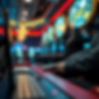 An illustration showing technological advancements in online gambling