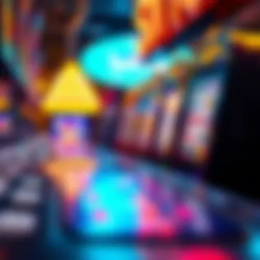 Experience the Thrill of Slot Games An engaging visual showcasing the excitement and thrill of playing slot games.