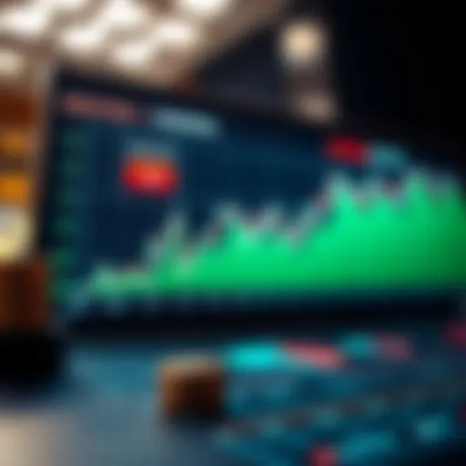 An analytical graph depicting betting statistics