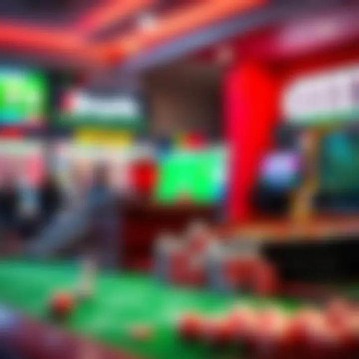 An array of betting games showcasing diversity