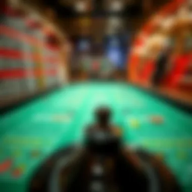 A strategic betting board with various options