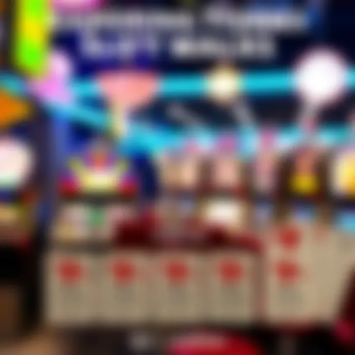 An infographic showcasing different types of online slot machines