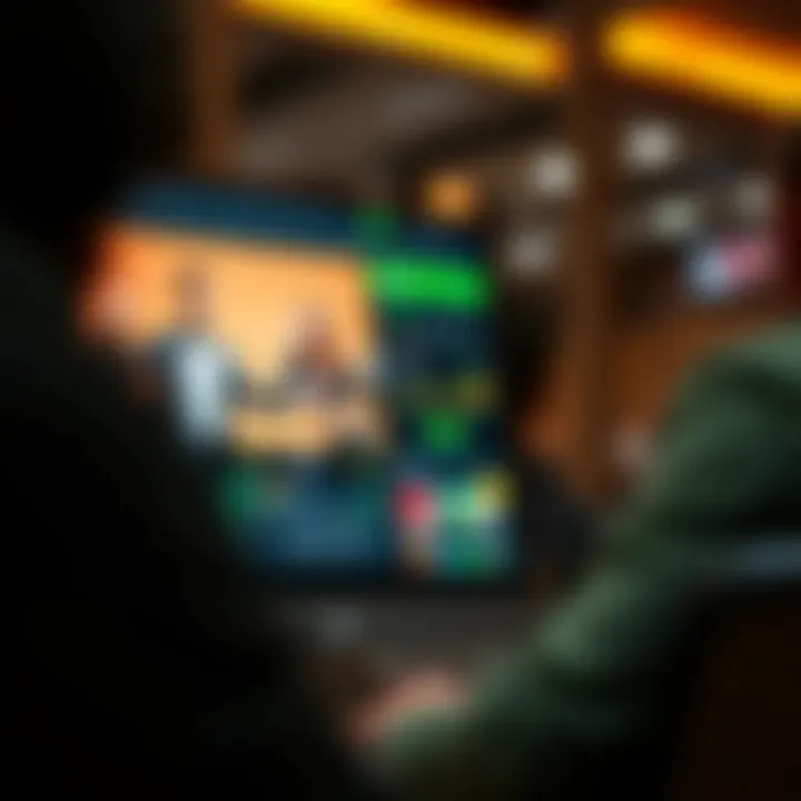 User-friendly website interface for betting