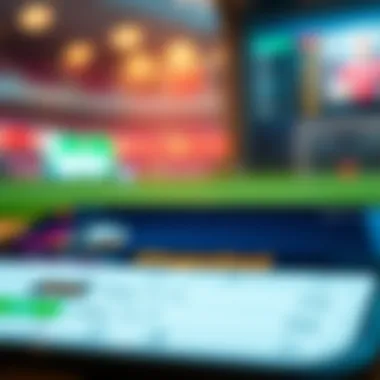 User Interface of Megabet Application User interface of Megabet app