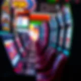 An intriguing setup of a video poker machine highlighting its interface