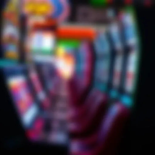 An intriguing setup of a video poker machine highlighting its interface